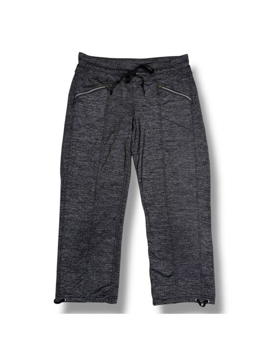 Athleta Pants - Athleta Women’s Metro Quest Slouch Capri Black Heather Size Small